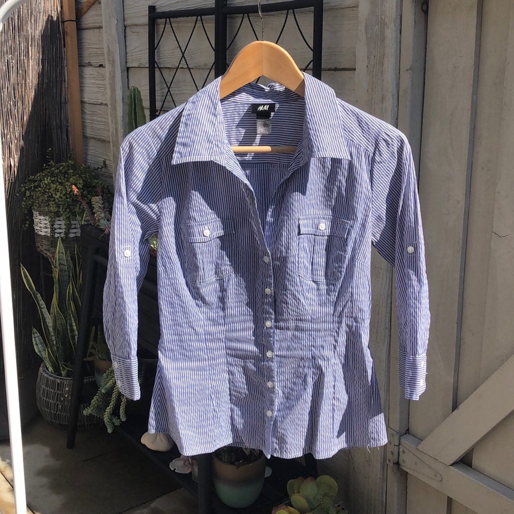 Striped Button down shirt